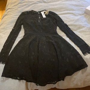 Black cocktail dress